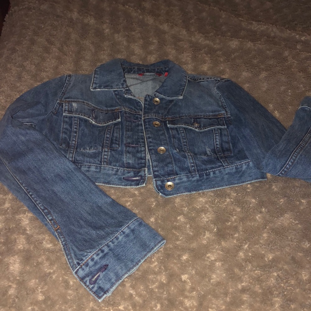 Cropped Jean Jacket